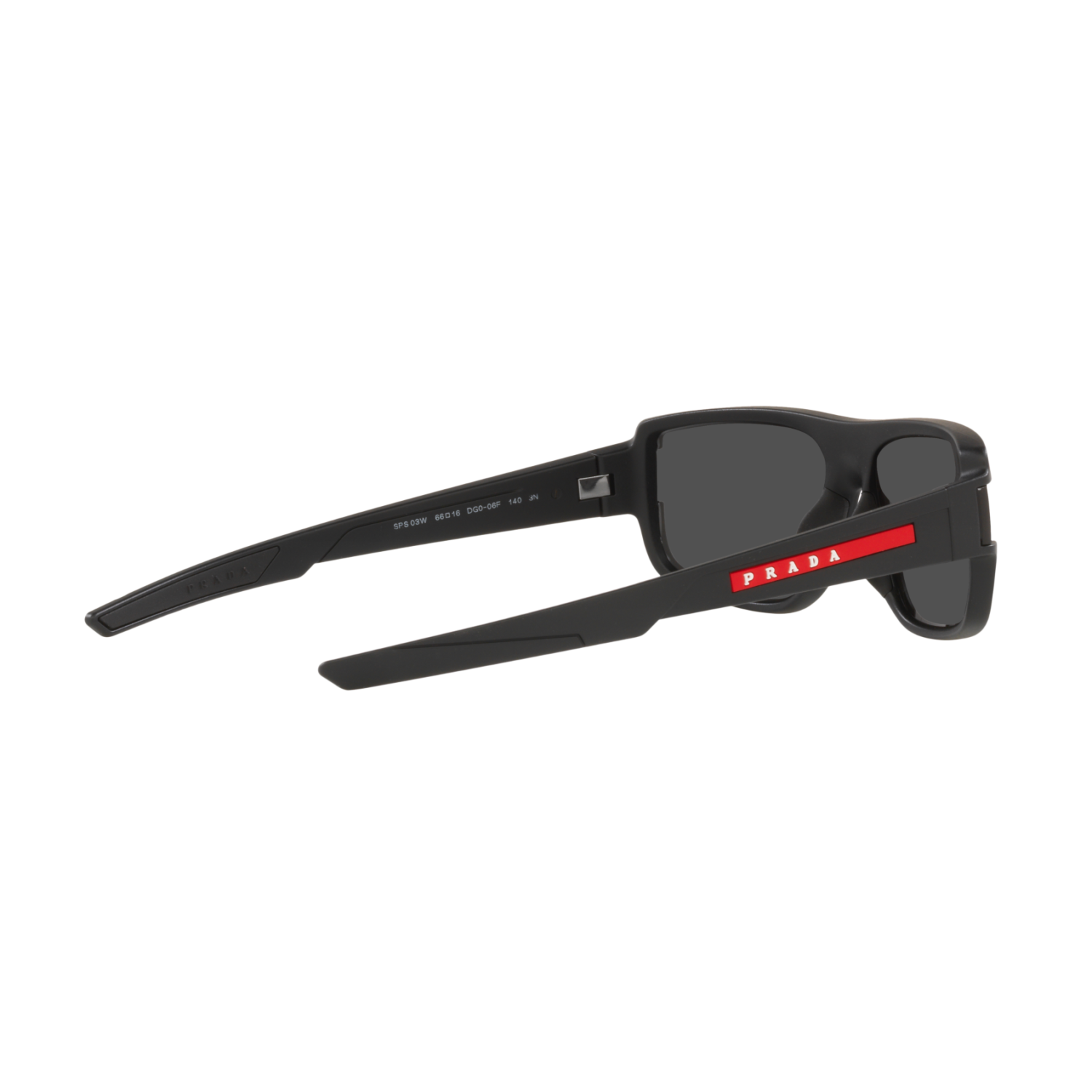 Prada Linea Rossa PS 03WSF PS 03WSF Black Men's Sunglasses
