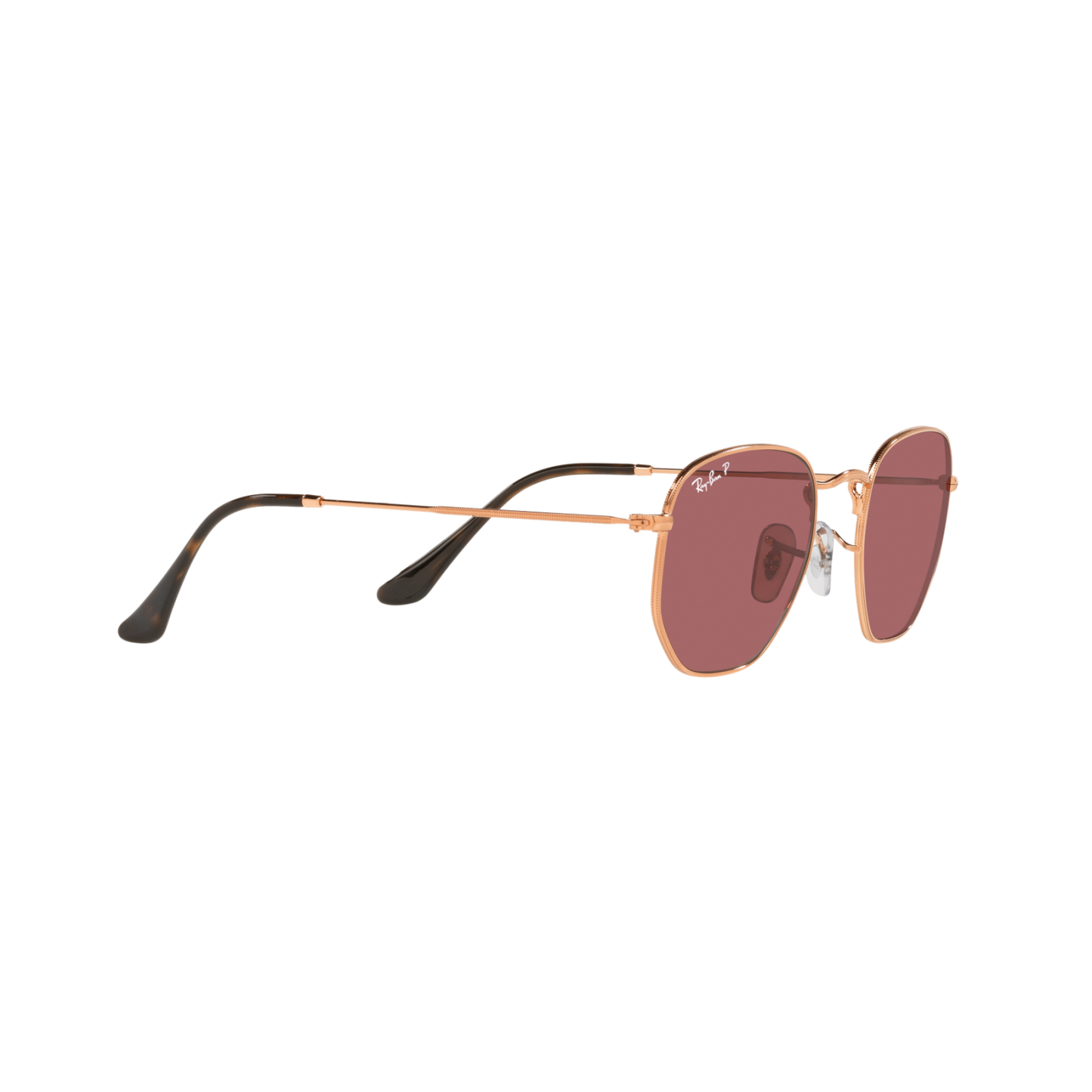 Ray Ban HEXAGONAL RB3548N Gold Unisex Polarized Sunglasses