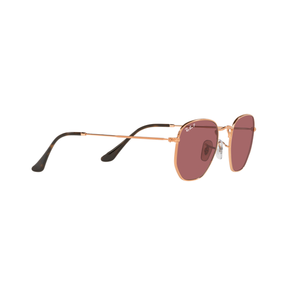 Ray Ban HEXAGONAL RB3548N Gold Unisex Polarized Sunglasses