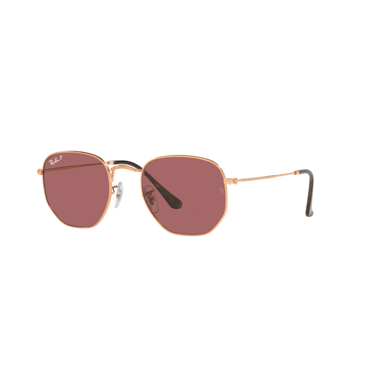 Ray Ban HEXAGONAL RB3548N Gold Unisex Polarized Sunglasses