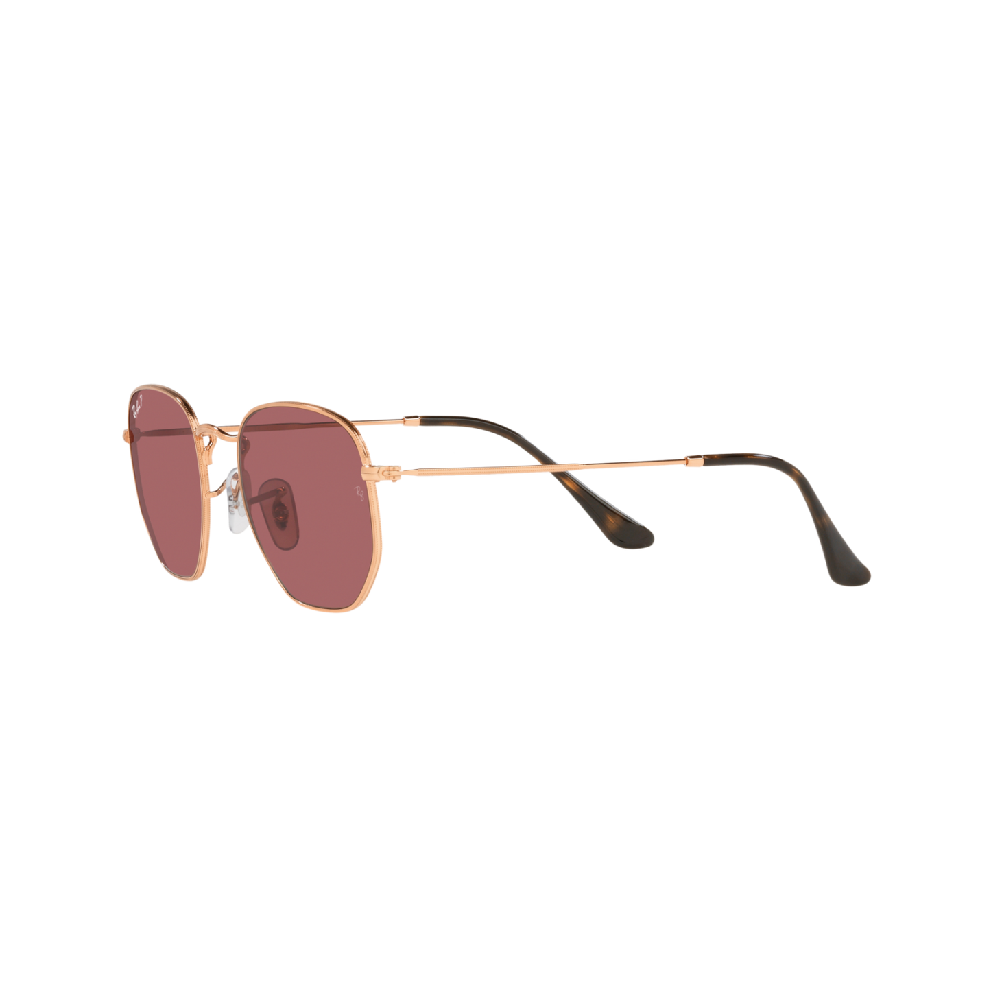 Ray Ban HEXAGONAL RB3548N Gold Unisex Polarized Sunglasses