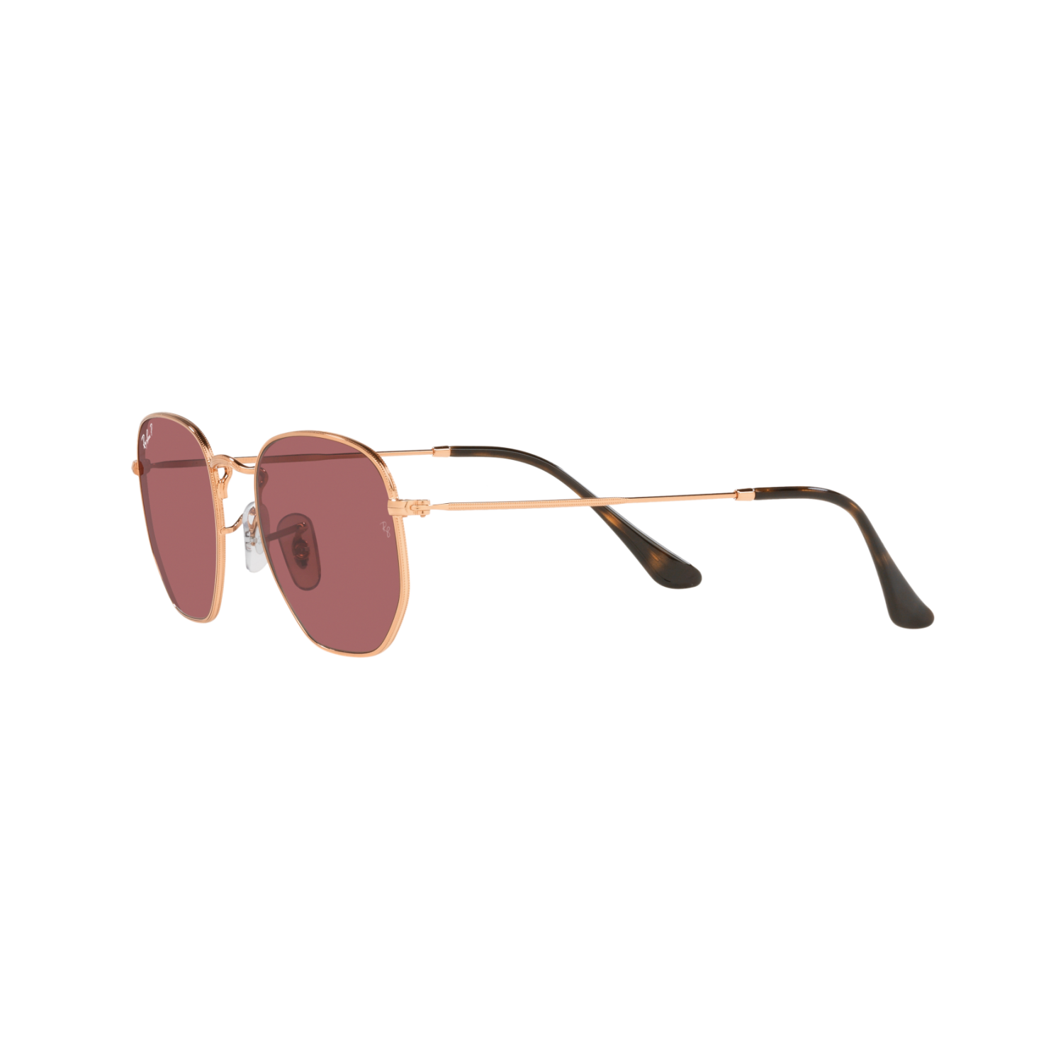 Ray Ban HEXAGONAL RB3548N Gold Unisex Polarized Sunglasses