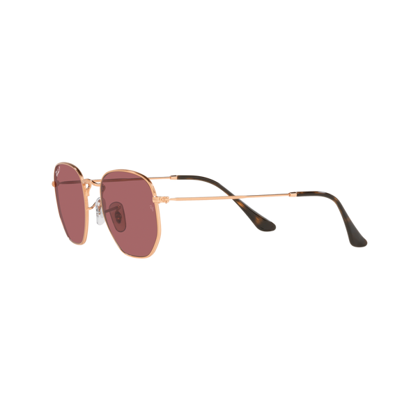 Ray Ban HEXAGONAL RB3548N Gold Unisex Polarized Sunglasses