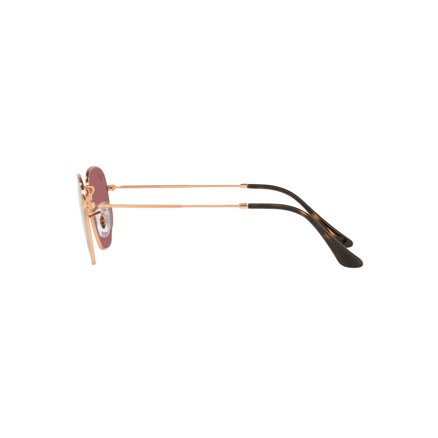 Ray Ban HEXAGONAL RB3548N Gold Unisex Polarized Sunglasses