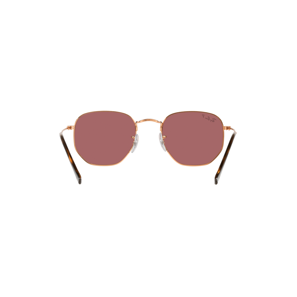 Ray Ban HEXAGONAL RB3548N Gold Unisex Polarized Sunglasses