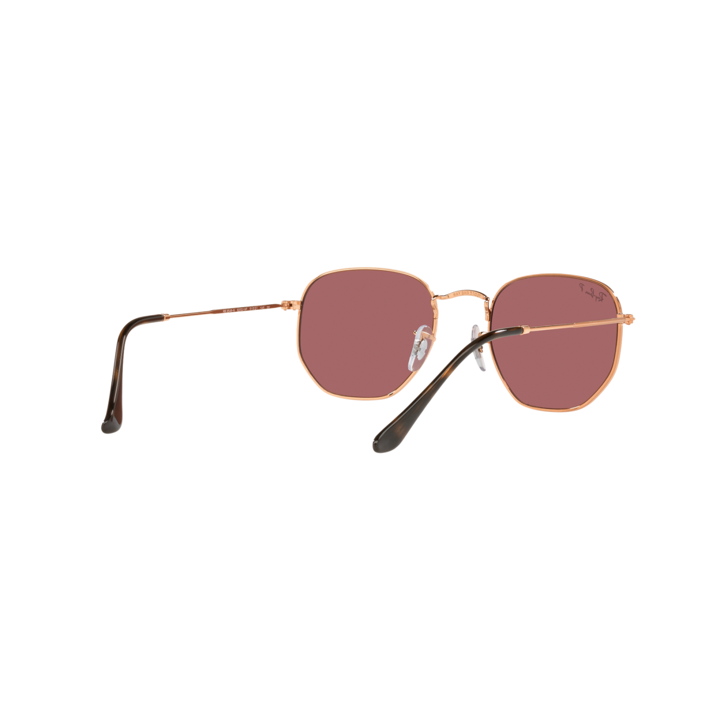 Ray Ban HEXAGONAL RB3548N Gold Unisex Polarized Sunglasses