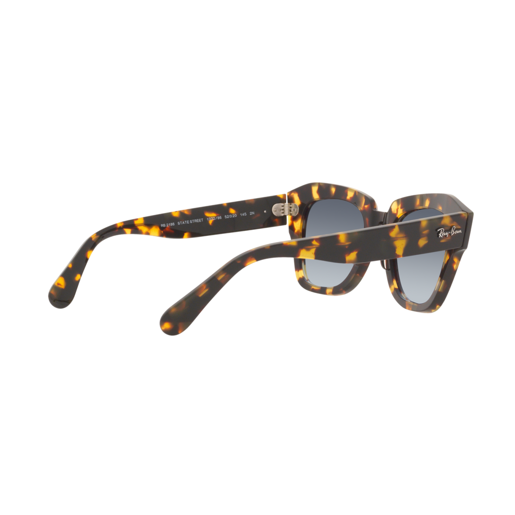 Ray Ban STATE STREET RB2186 Havana Unisex Sunglasses
