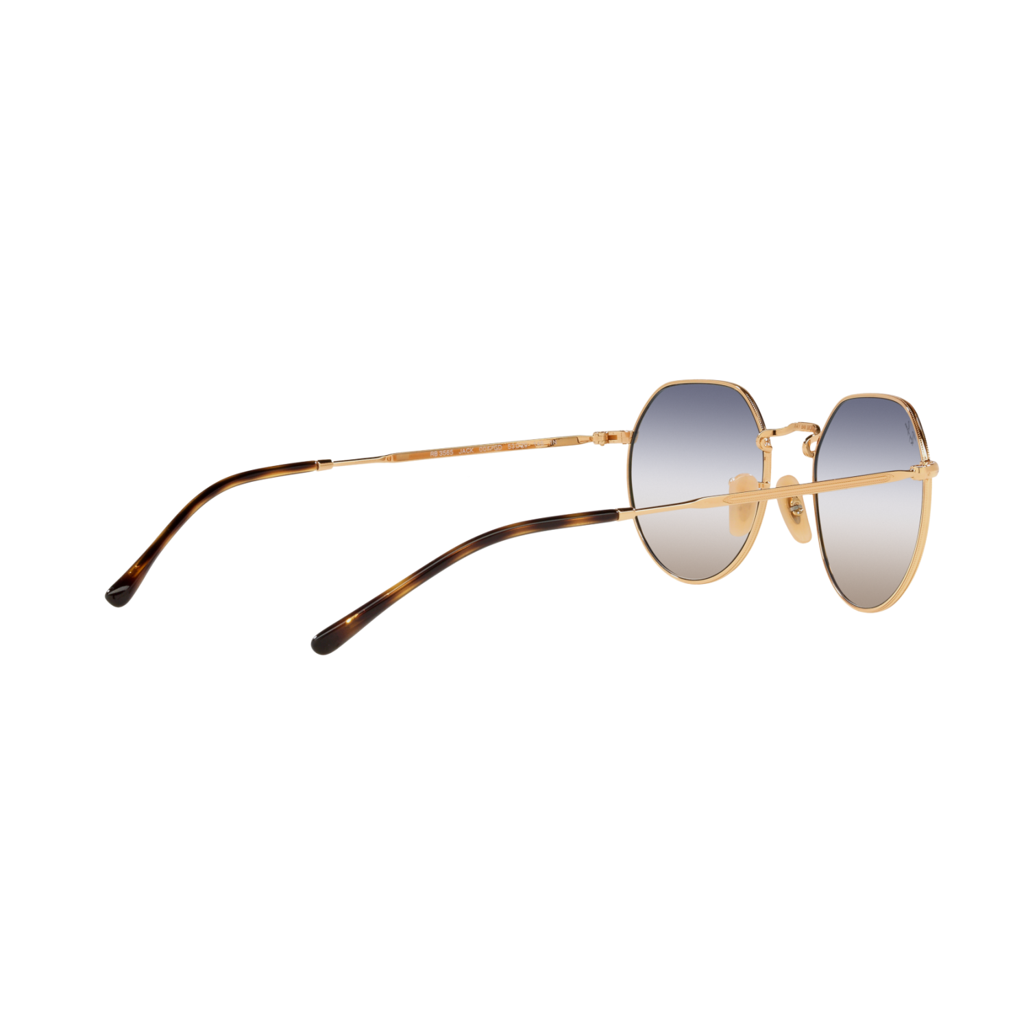 Ray Ban JACK RB3565 Gold Unisex Sunglasses