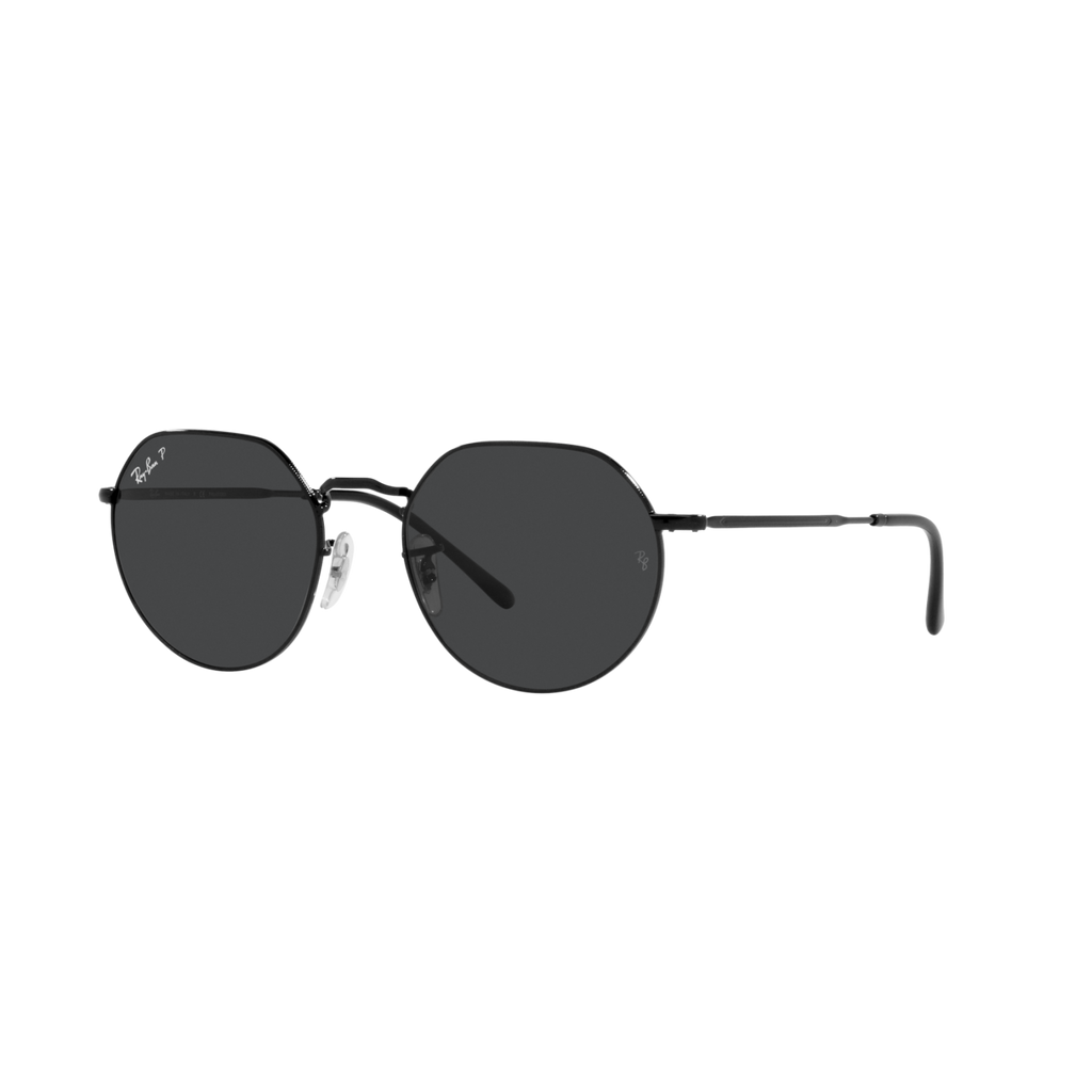 Ray Ban JACK RB3565 Black Unisex Polarized Sunglasses
