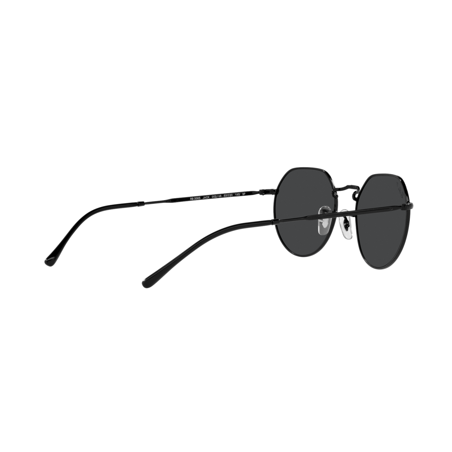Ray Ban JACK RB3565 Black Unisex Polarized Sunglasses