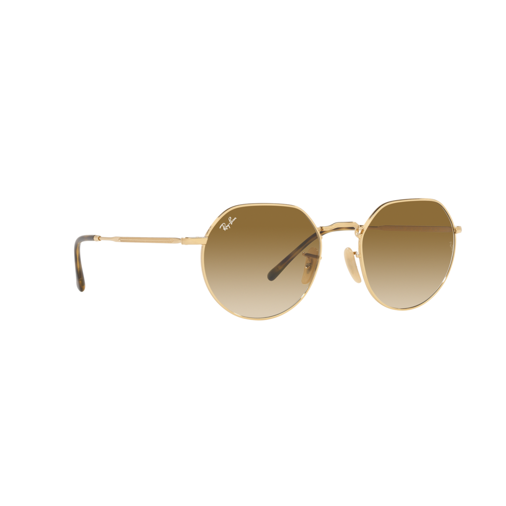 Ray Ban JACK RB3565 Gold Unisex Sunglasses