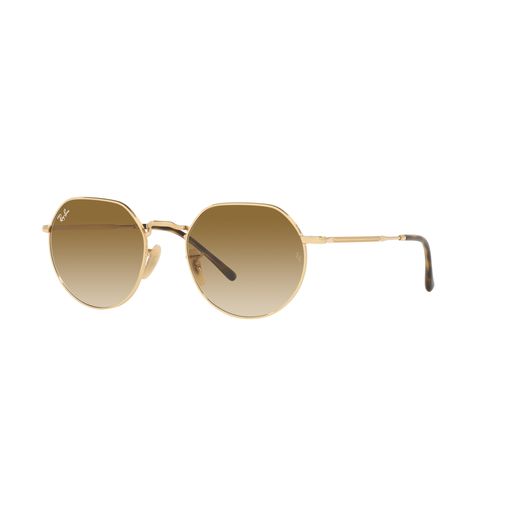 Ray Ban JACK RB3565 Gold Unisex Sunglasses