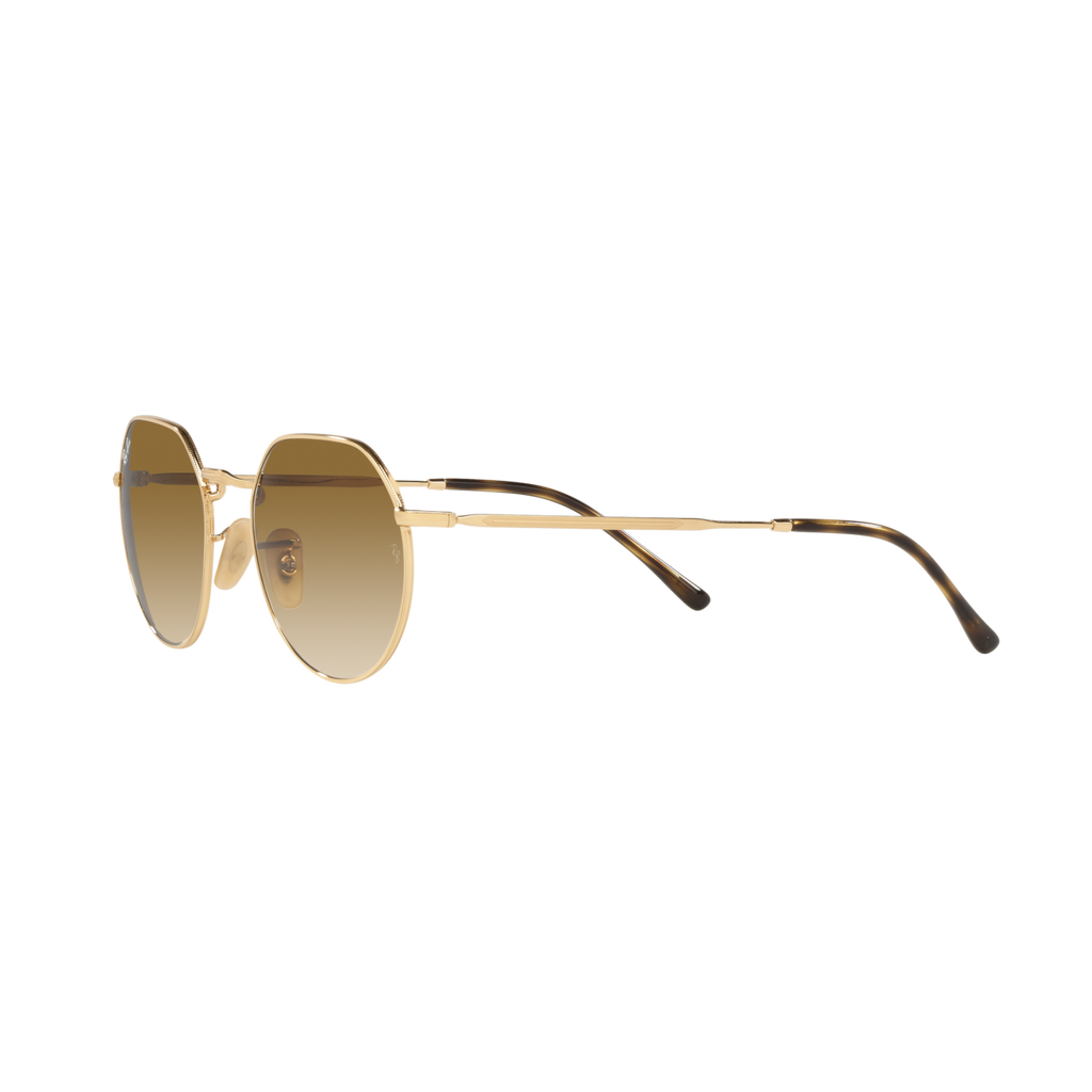 Ray Ban JACK RB3565 Gold Unisex Sunglasses