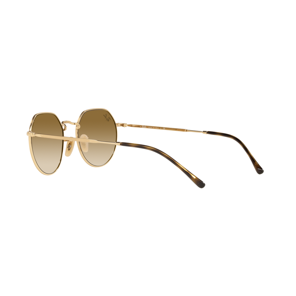 Ray Ban JACK RB3565 Gold Unisex Sunglasses
