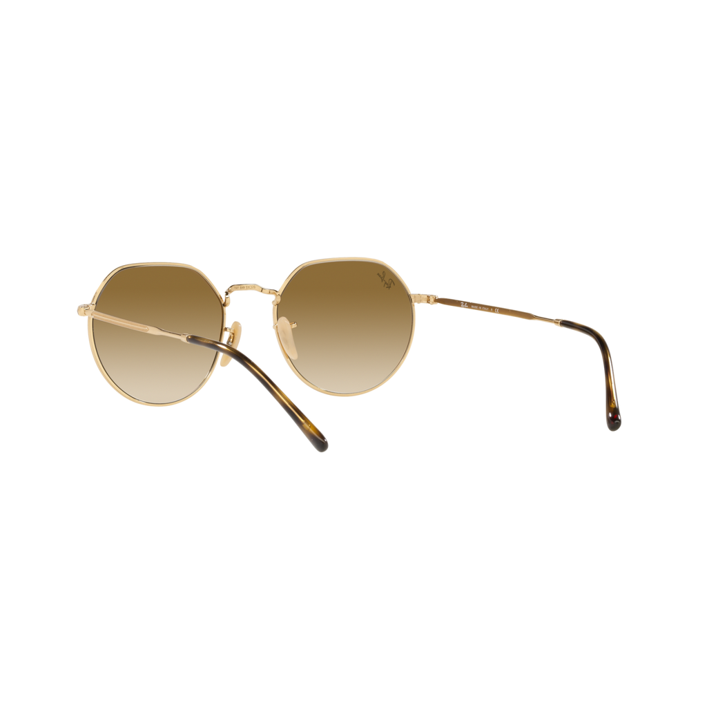 Ray Ban JACK RB3565 Gold Unisex Sunglasses