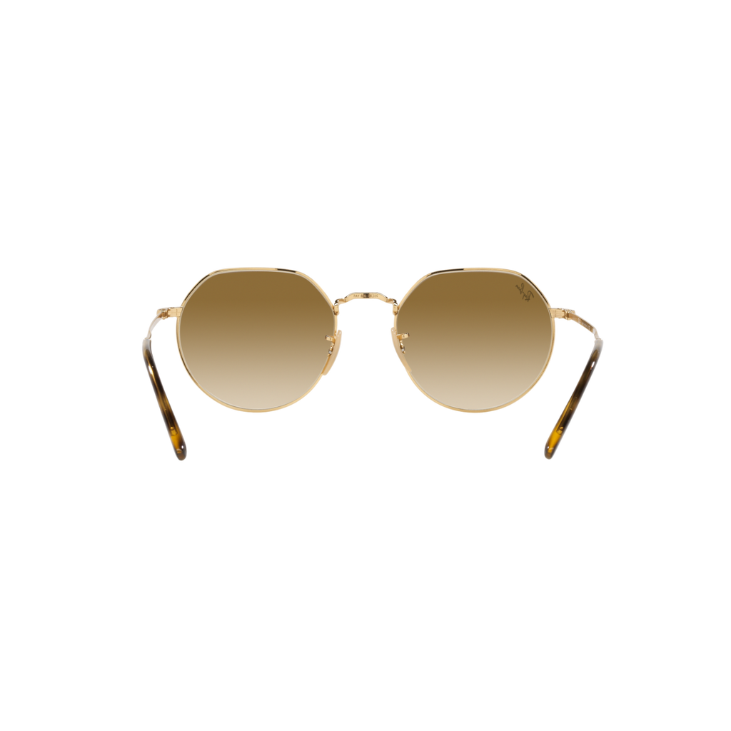 Ray Ban JACK RB3565 Gold Unisex Sunglasses