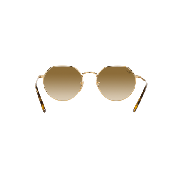 Ray Ban JACK RB3565 Gold Unisex Sunglasses