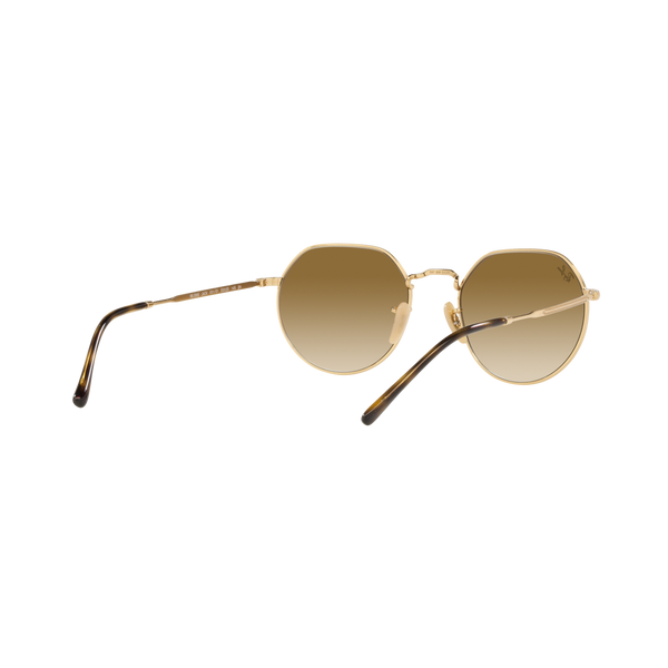 Ray Ban JACK RB3565 Gold Unisex Sunglasses