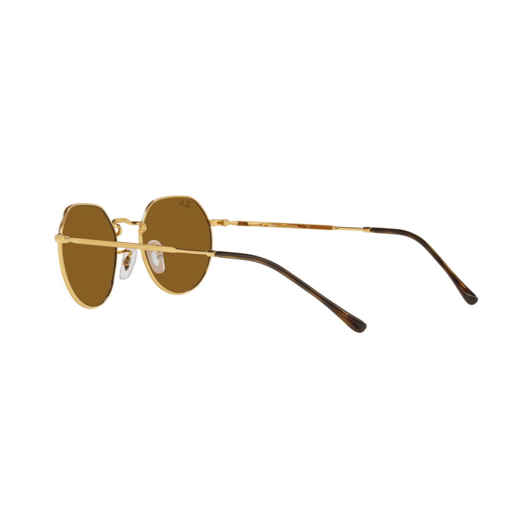 Ray Ban JACK RB3565 Gold Unisex Sunglasses