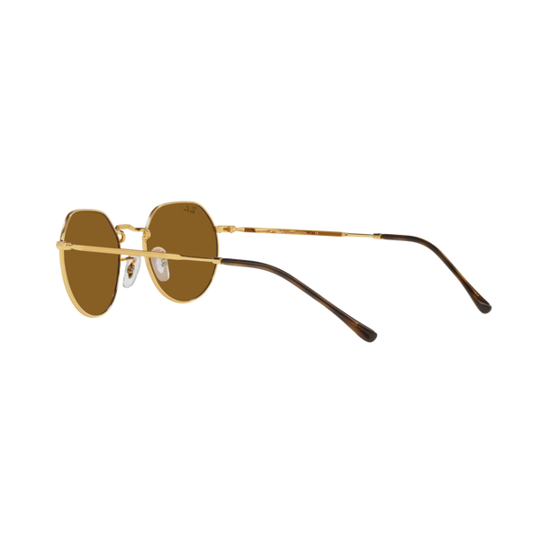 Ray Ban JACK RB3565 Gold Unisex Sunglasses