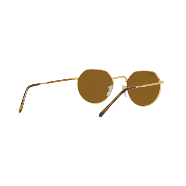 Ray Ban JACK RB3565 Gold Unisex Sunglasses