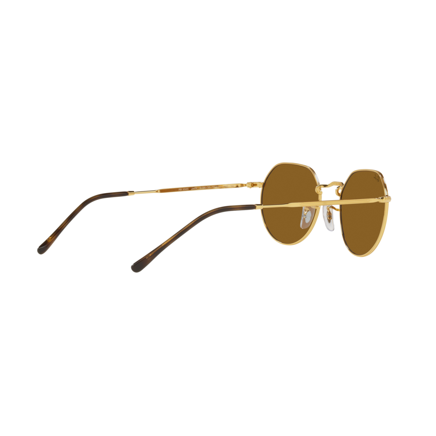 Ray Ban JACK RB3565 Gold Unisex Sunglasses