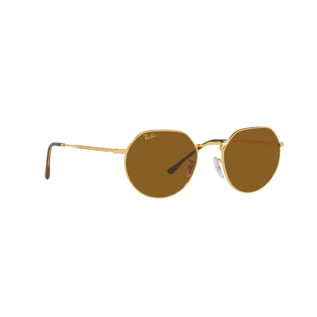 Ray Ban JACK RB3565 Gold Unisex Sunglasses