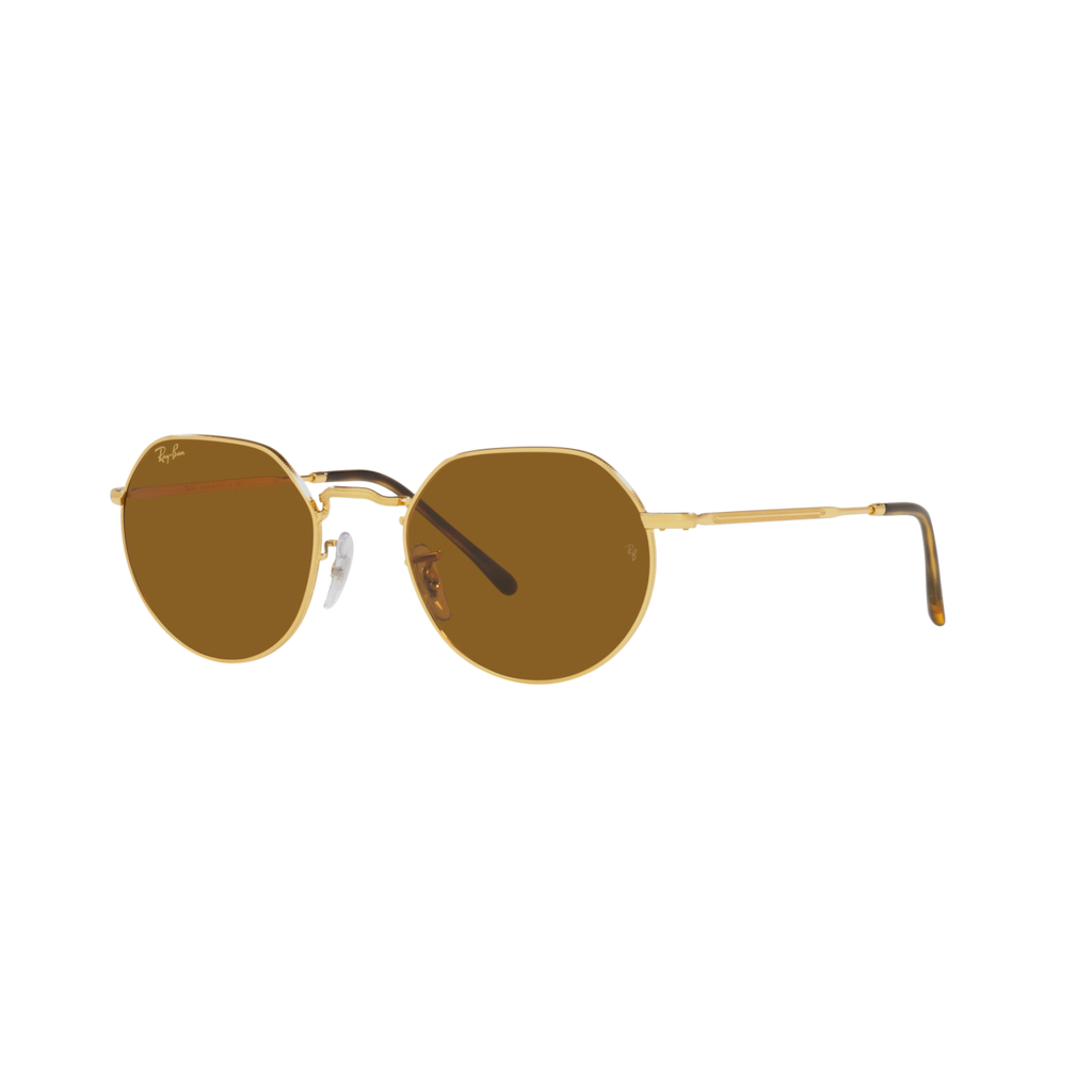 Ray Ban JACK RB3565 Gold Unisex Sunglasses