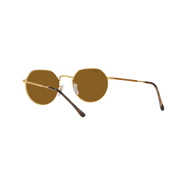 Ray Ban JACK RB3565 Gold Unisex Sunglasses