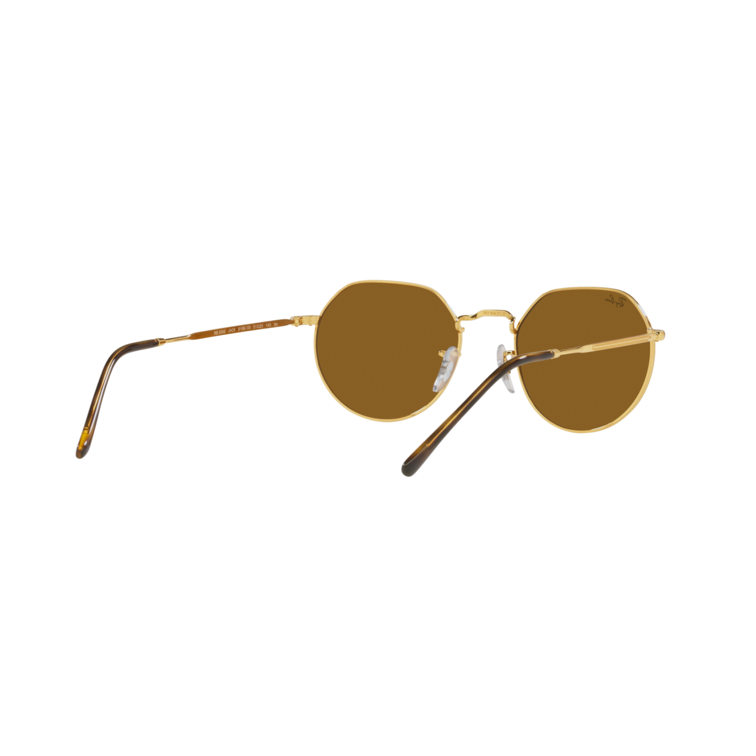 Ray Ban JACK RB3565 Gold Unisex Sunglasses