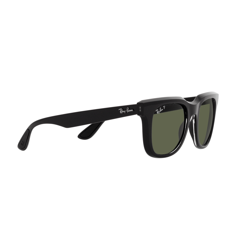 Ray Ban RB4368 RB4368 Black Unisex Polarized Sunglasses