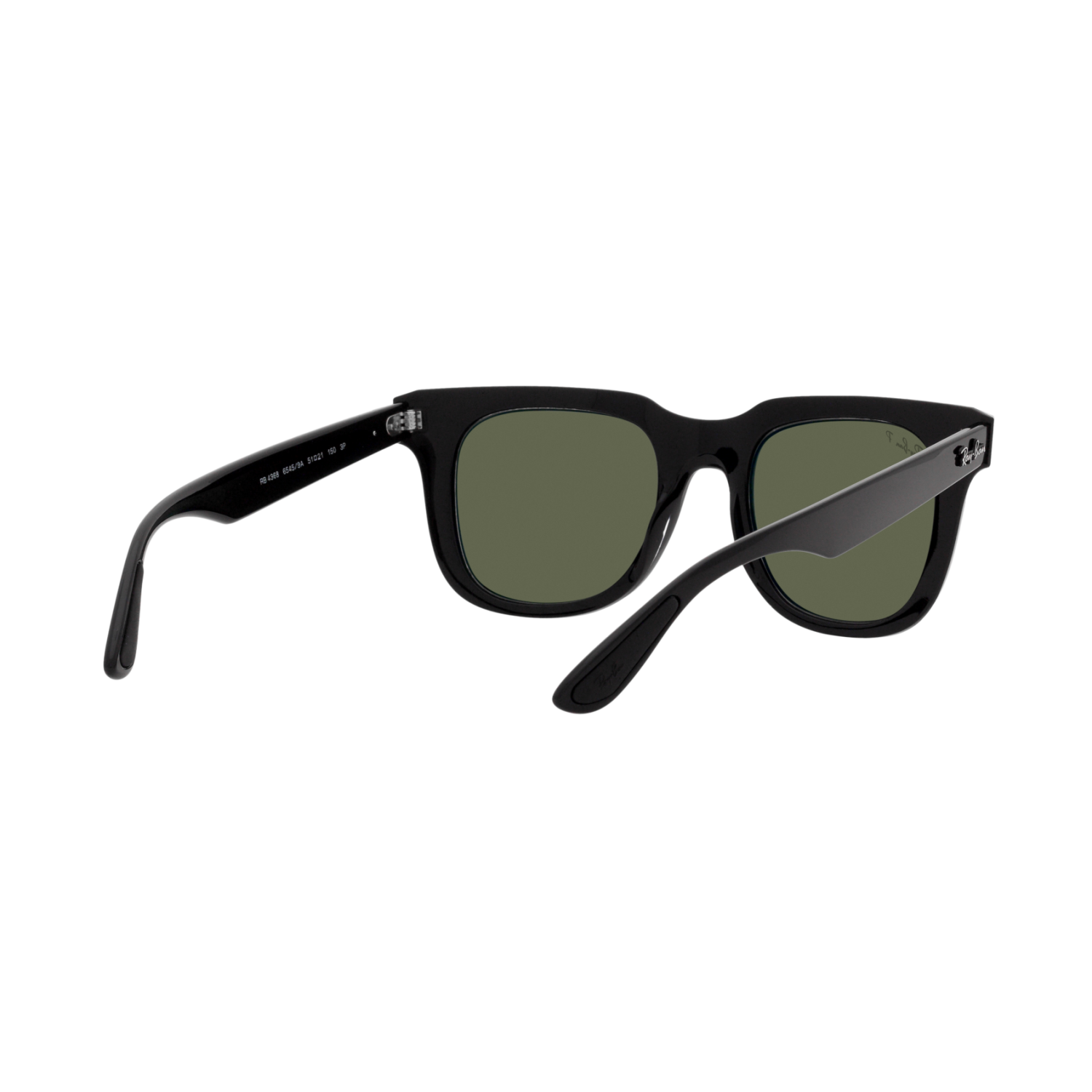 Ray Ban RB4368 RB4368 Black Unisex Polarized Sunglasses