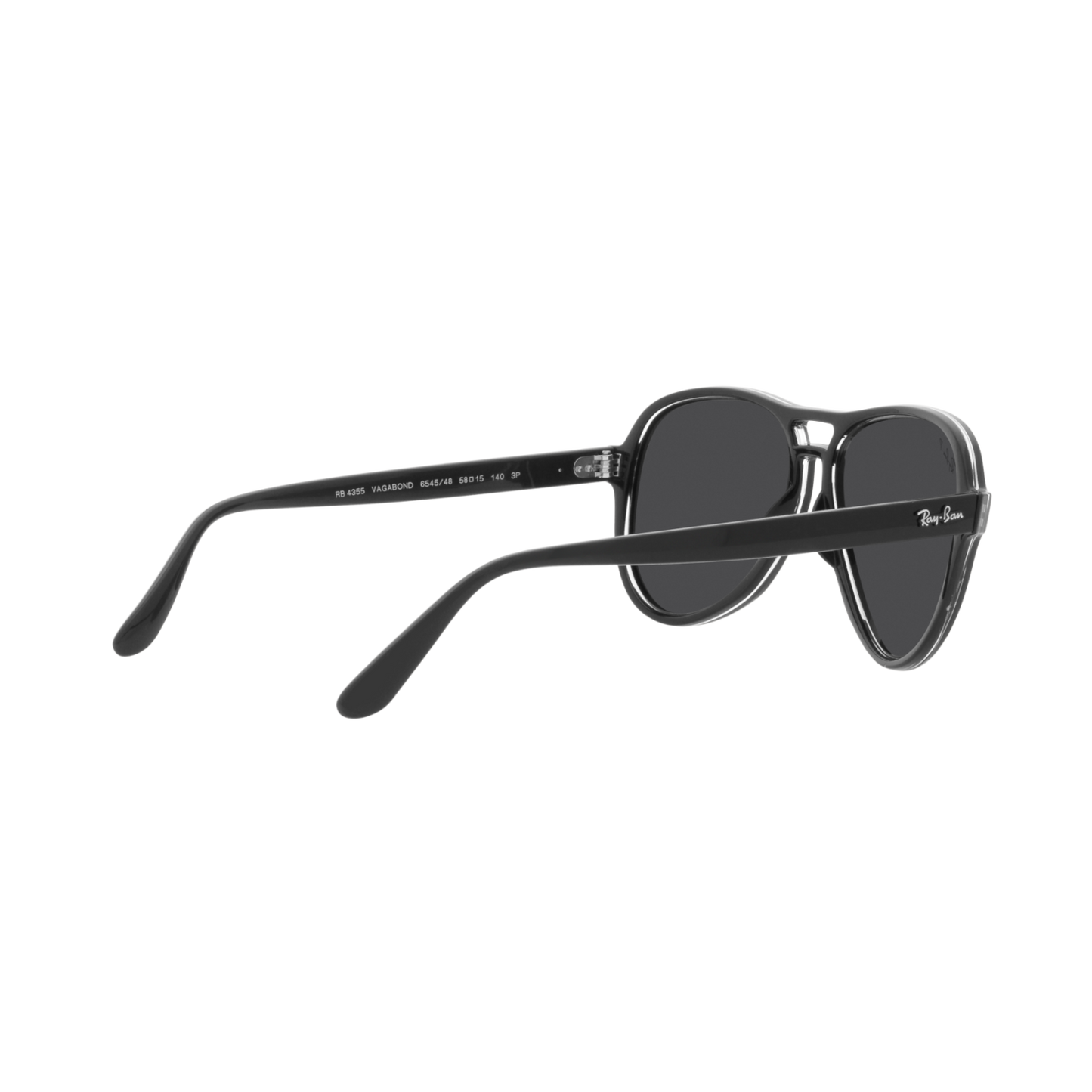 Ray Ban VAGABOND RB4355 Black Unisex Polarized Sunglasses