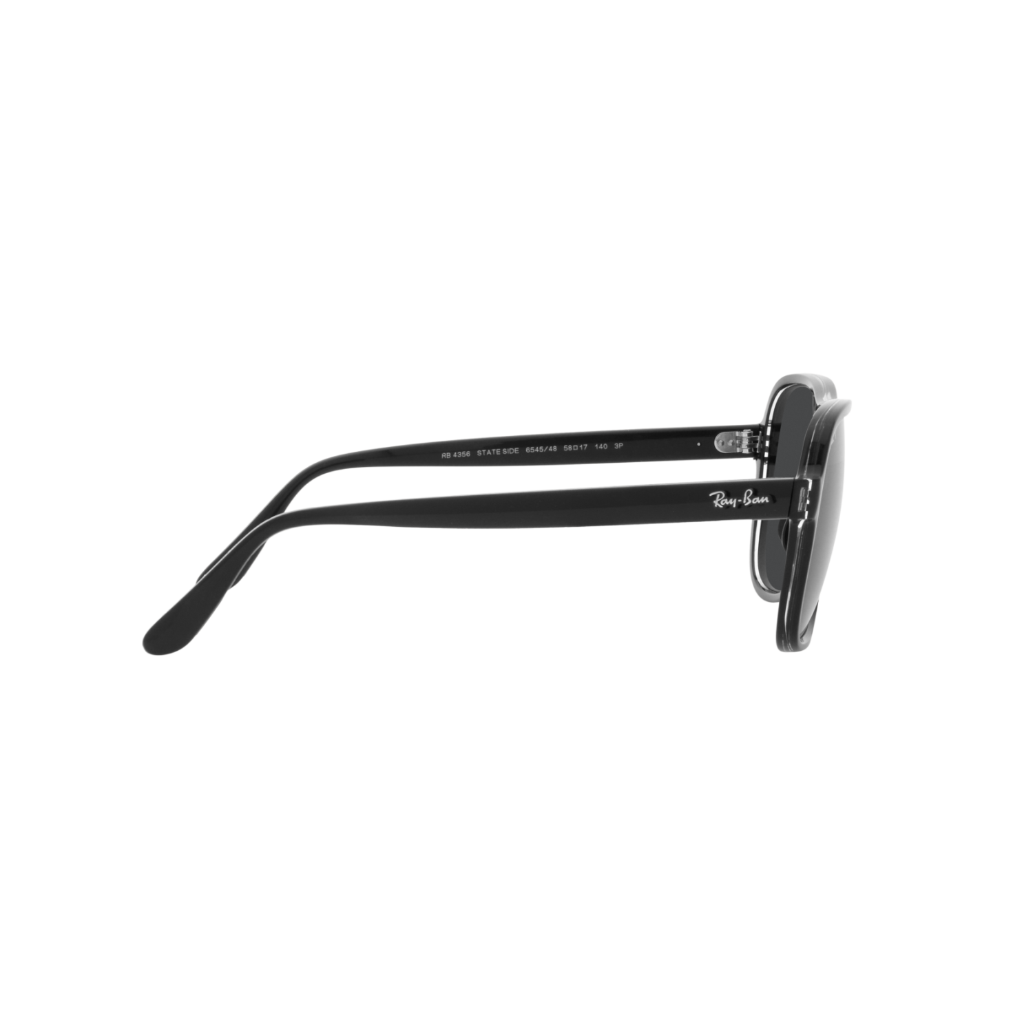 Ray Ban STATE SIDE RB4356 Black Unisex Polarized Sunglasses