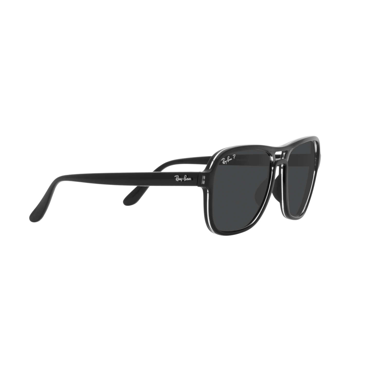 Ray Ban STATE SIDE RB4356 Black Unisex Polarized Sunglasses