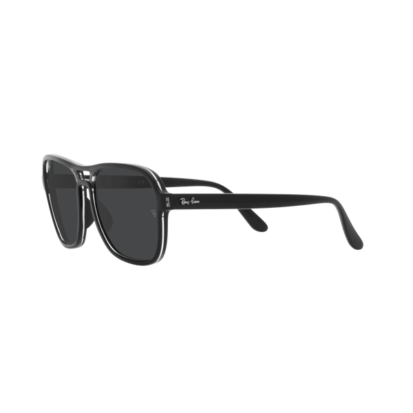 Ray Ban STATE SIDE RB4356 Black Unisex Polarized Sunglasses