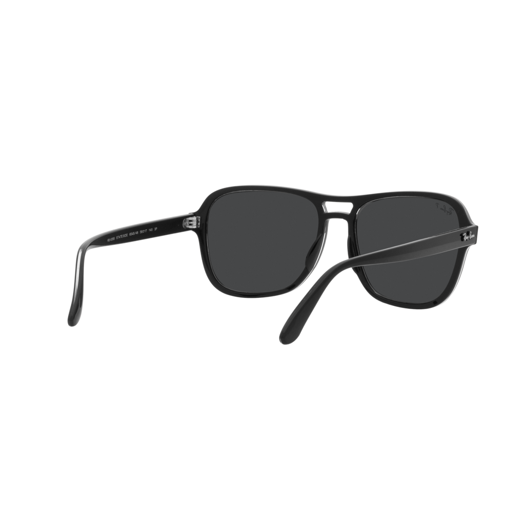 Ray Ban STATE SIDE RB4356 Black Unisex Polarized Sunglasses