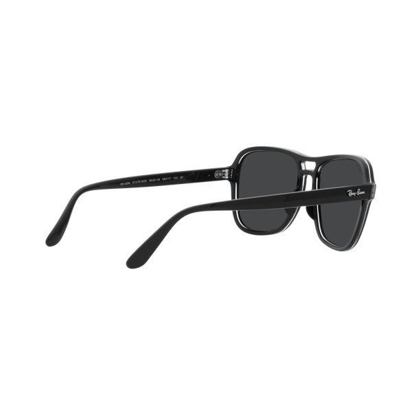 Ray Ban STATE SIDE RB4356 Black Unisex Polarized Sunglasses