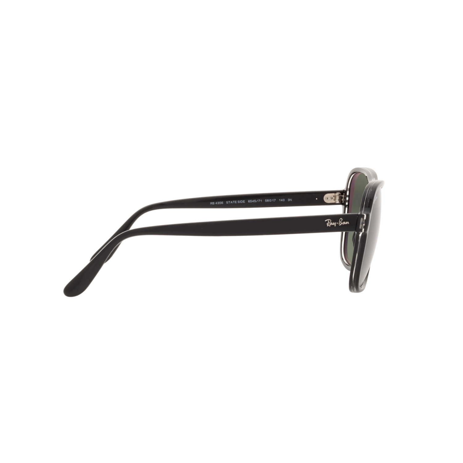 Ray Ban STATE SIDE RB4356 Black Unisex Sunglasses