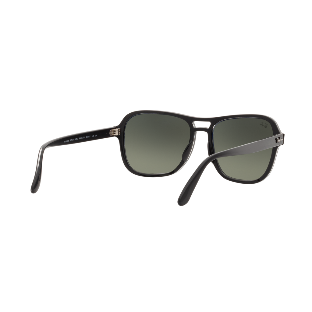 Ray Ban STATE SIDE RB4356 Black Unisex Sunglasses