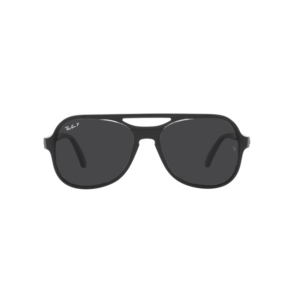 Ray Ban POWDERHORN RB4357 Black Unisex Polarized Sunglasses