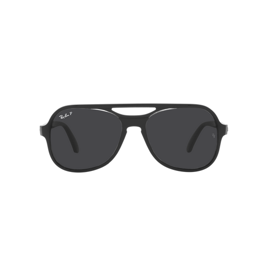 Ray Ban POWDERHORN RB4357 Black Unisex Polarized Sunglasses