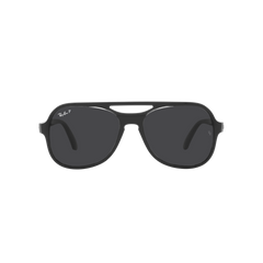 Ray Ban POWDERHORN RB4357 Black Unisex Polarized Sunglasses