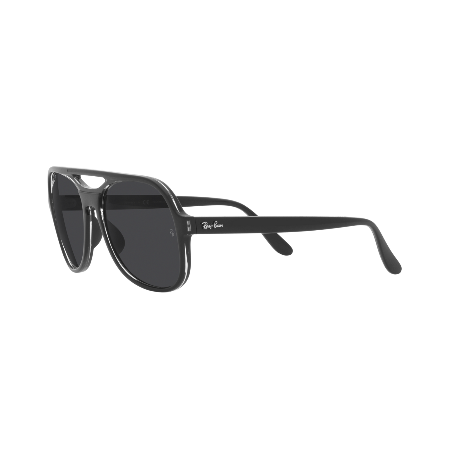 Ray Ban POWDERHORN RB4357 Black Unisex Polarized Sunglasses