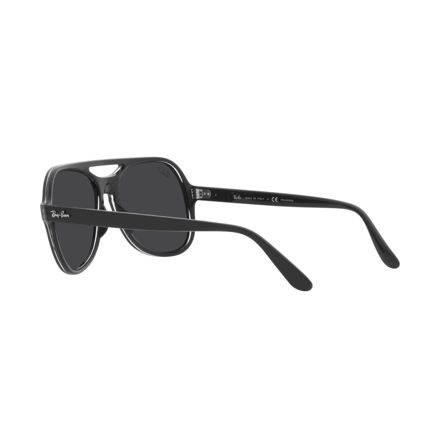 Ray Ban POWDERHORN RB4357 Black Unisex Polarized Sunglasses