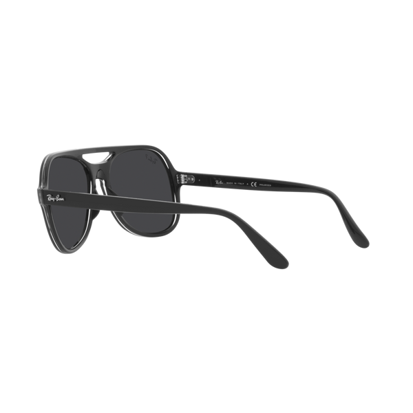 Ray Ban POWDERHORN RB4357 Black Unisex Polarized Sunglasses