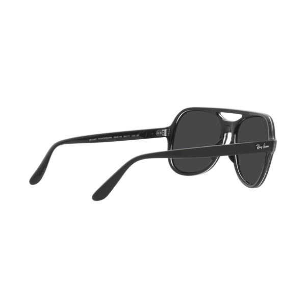 Ray Ban POWDERHORN RB4357 Black Unisex Polarized Sunglasses