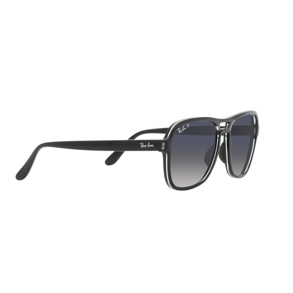 Ray Ban STATE SIDE RB4356 Black Unisex Polarized Sunglasses