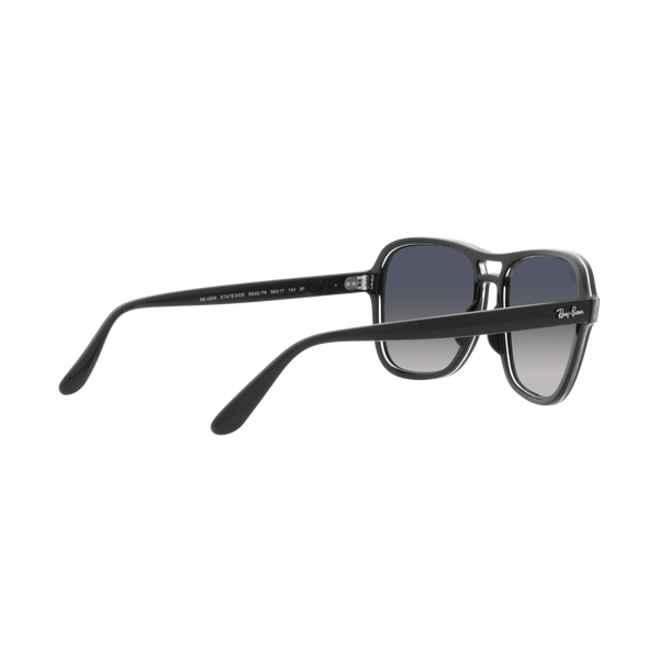 Ray Ban STATE SIDE RB4356 Black Unisex Polarized Sunglasses