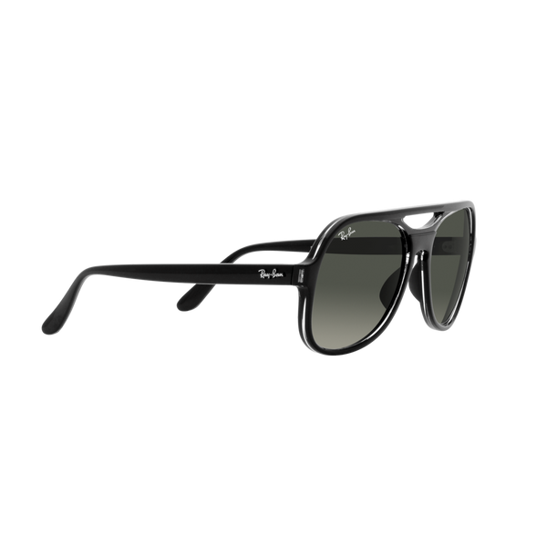 Ray Ban POWDERHORN RB4357 Black Unisex Sunglasses